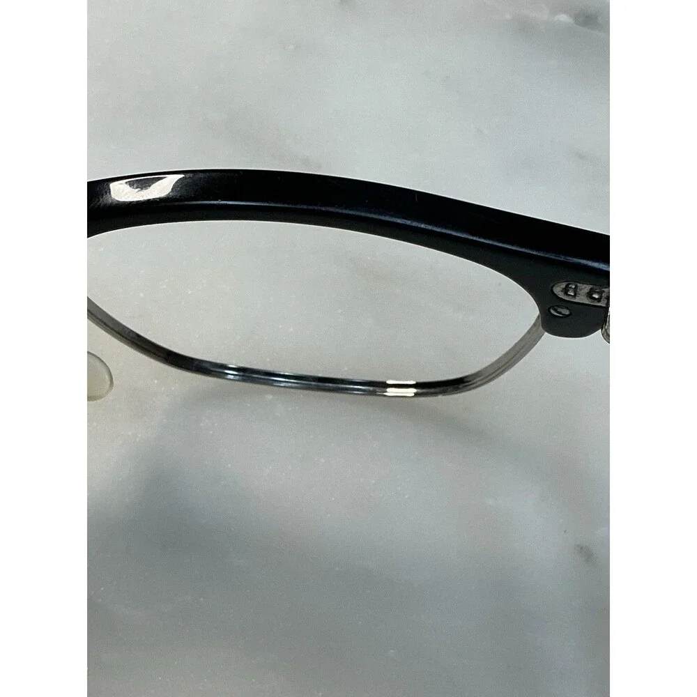 Ray-Ban Clubmaster Eyeglass Frames Black/Silver RB5154 2000 51-21-145 with Case